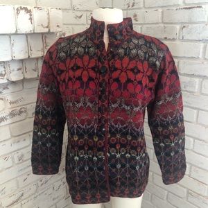 Anthropologie Intiwara Alpaca Cardigan Handmade M